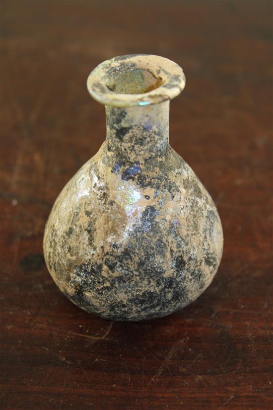 A Syrian gourd flask, c. 6th century B.C., 9cm